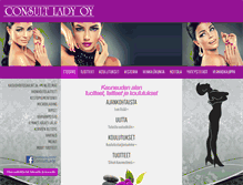 Tablet Screenshot of consultlady.fi